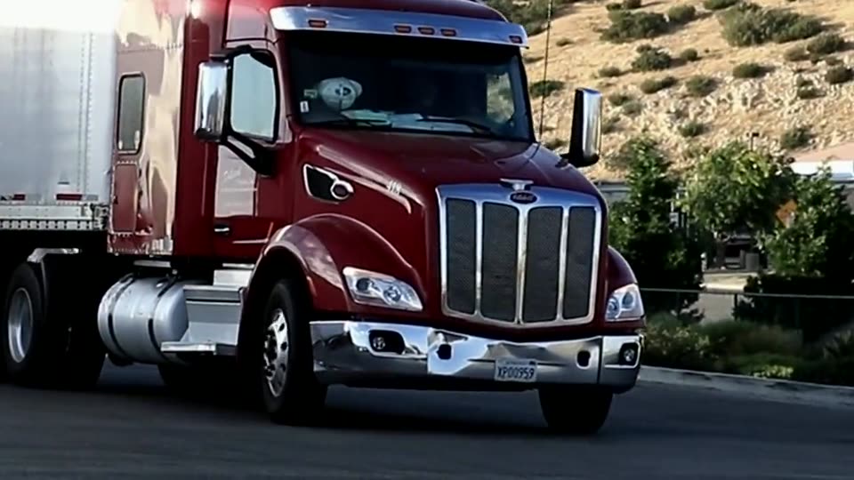 Truck traveling on a U.S. roadway